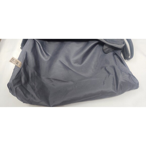 Vtg Lee Sands Genuine Eel Skin Gray Crossbody Purse 90s Classic Pocket Old Money - Picture 9 of 15